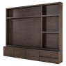 TV Cabinet Lachance Brown 3 Door 2 Drawer by Richmond Interiors TV Cabinet Lachance Brown 3 Door 2 Drawer by Richmond Interiors