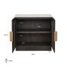 Sideboard Claremont Brown 2 Door by Richmond Interiors Sideboard Claremont Brown 2 Door by Richmond Interiors