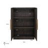 Storage Cabinet Claremont Brown by Richmond Interiors Storage Cabinet Claremont Brown by Richmond Interiors