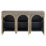 Sideboard Les Arcs Brushed Gold by Richmond Interiors Sideboard Les Arcs Brushed Gold by Richmond Interiors
