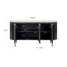 Sideboard Hampton Dark Brown by Richmond Interiors Sideboard Hampton Dark Brown by Richmond Interiors