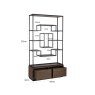 Display Cabinet Bonvoy Brown by Richmond Interiors Display Cabinet Bonvoy Brown by Richmond Interiors