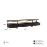 TV Cabinet Alexander Jones Charcoal (Diddley) by Richmond Interiors TV Cabinet Alexander Jones Charcoal (Diddley) by Richmond Interiors