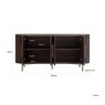 Sideboard Luxor Brown by Richmond Interiors Sideboard Luxor Brown by Richmond Interiors
