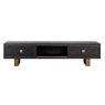 TV Cabinet Hunter Black Rustic by Richmond Interiors