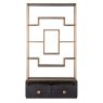 Display Cabinet Hunter Black Rustic by Richmond Interiors Display Cabinet Hunter Black Rustic by Richmond Interiors