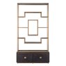 Display Cabinet Hunter Black Rustic by Richmond Interiors