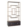 Display Cabinet Hunter Black Rustic by Richmond Interiors Display Cabinet Hunter Black Rustic by Richmond Interiors