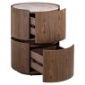 Nightstand Ellery Brown 2 Drawer by Richmond Interiors Nightstand Ellery Brown 2 Drawer by Richmond Interiors