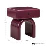 Nightstand Bennet Burgundy 1-Drawer by Richmond Interiors Nightstand Bennet Burgundy 1-Drawer by Richmond Interiors