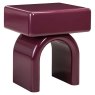 Nightstand Bennet Burgundy 1-Drawer by Richmond Interiors Nightstand Bennet Burgundy 1-Drawer by Richmond Interiors