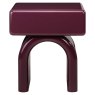 Nightstand Bennet Burgundy 1-Drawer by Richmond Interiors Nightstand Bennet Burgundy 1-Drawer by Richmond Interiors