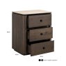 Nightstand Ritz Brown by Richmond Interiors Nightstand Ritz Brown by Richmond Interiors