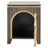 Nightstand Les Arcs Brushed Gold by Richmond Interiors