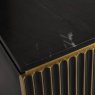 Nightstand Les Arcs Brushed Gold by Richmond Interiors Nightstand Les Arcs Brushed Gold by Richmond Interiors