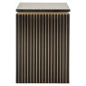 Nightstand Les Arcs Brushed Gold by Richmond Interiors Nightstand Les Arcs Brushed Gold by Richmond Interiors