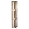 Wall Lamp Opal Brass Antique by Richmond Interiors Wall Lamp Opal Brass Antique by Richmond Interiors