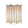 Wall Lamp Lima Brass Antique by Richmond Interiors Wall Lamp Lima Brass Antique by Richmond Interiors