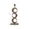 Table Lamp Amina Brass Antique by Richmond Interiors