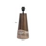 Table Lamp Peyton Smoked Charcoal by Richmond Interiors Table Lamp Peyton Smoked Charcoal by Richmond Interiors
