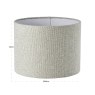 Lampshade Zera Biscotti 40cm by Richmond Interiors Lampshade Zera Biscotti 40cm by Richmond Interiors