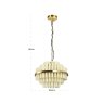 Chandelier Zerine White by Richmond Interiors Chandelier Zerine White by Richmond Interiors