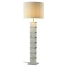 Floor Lamp Celinae White including Lampshade by Richmond Interiors Floor Lamp Celinae White including Lampshade by Richmond Interiors