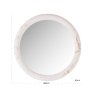Wall Lamp Oravelle White Mirror 80cm by Richmond Interiors Wall Lamp Oravelle White Mirror 80cm by Richmond Interiors