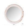 Wall Lamp Oravelle White Mirror 60cm by Richmond Interiors Wall Lamp Oravelle White Mirror 60cm by Richmond Interiors