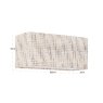 Lampshade Filou Cream Coco Rectangle Large by Richmond Interiors Lampshade Filou Cream Coco Rectangle Large by Richmond Interiors