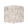 Lampshade Filou Cream Coco 50cm by Richmond Interiors Lampshade Filou Cream Coco 50cm by Richmond Interiors