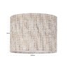 Lampshade Filou Cream Coco 40cm by Richmond Interiors