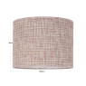 Lampshade Live Trendy Rose 50cm by Richmond Interiors