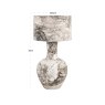 Table Lamp Cecile Black/white by Richmond Interiors Table Lamp Cecile Black/white by Richmond Interiors