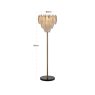 Floor Lamp Chloe Brass Antique by Richmond Interiors Floor Lamp Chloe Brass Antique by Richmond Interiors