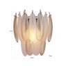 Wall Lamp Chloe Brass Antique by Richmond Interiors