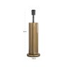 Table Lamp Jessly Gold by Richmond Interiors Table Lamp Jessly Gold by Richmond Interiors
