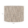 Lampshade Philou Trendy Nature 40cm by Richmond Interiors