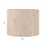 Lampshade Emily Lovely Beige 50cm by Richmond Interiors Lampshade Emily Lovely Beige 50cm by Richmond Interiors
