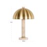 Table Lamp Jara Brushed Gold by Richmond Interiors Table Lamp Jara Brushed Gold by Richmond Interiors