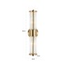 Wall Lamp Lyan Brushed Gold by Richmond Interiors Wall Lamp Lyan Brushed Gold by Richmond Interiors