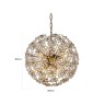 Chandelier Cyntha Bronze by Richmond Interiors Chandelier Cyntha Bronze by Richmond Interiors