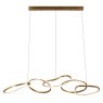 Chandelier Flyn Brushed Gold by Richmond Interiors Chandelier Flyn Brushed Gold by Richmond Interiors