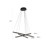 Chandelier Amira Black by Richmond Interiors Chandelier Amira Black by Richmond Interiors