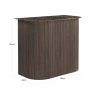 Castello Bar (Smoked Charcoal) by Richmond Interiors Castello Bar (Smoked Charcoal) by Richmond Interiors