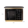 Martini Bar (Beige) by Richmond Interiors Martini Bar (Beige) by Richmond Interiors