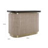 Martini Bar (Beige) by Richmond Interiors Martini Bar (Beige) by Richmond Interiors