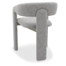 Duo Grey Oiled Oak Upholstered Dining Chair - Grey Fabric (Single) by Bentley Designs Duo Grey Oiled Oak Upholstered Dining Chair - Grey Fabric (Single) by Bentley Designs