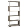 Duo Grey Oiled Oak Open Display Unit by Bentley Designs Duo Grey Oiled Oak Open Display Unit by Bentley Designs