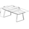 Emerson Rustic Oak and Peppercorn 4-6 Seater Extending Dining Table by Bentley Designs Emerson Rustic Oak and Peppercorn 4-6 Seater Extending Dining Table by Bentley Designs